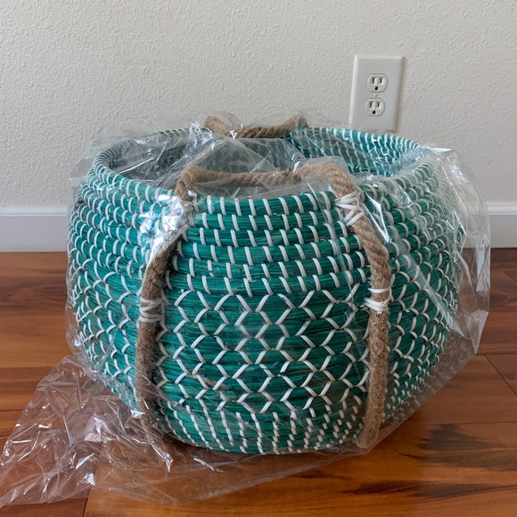 Modern Village Designer Basket (Teal) - Picture 6 of 16
